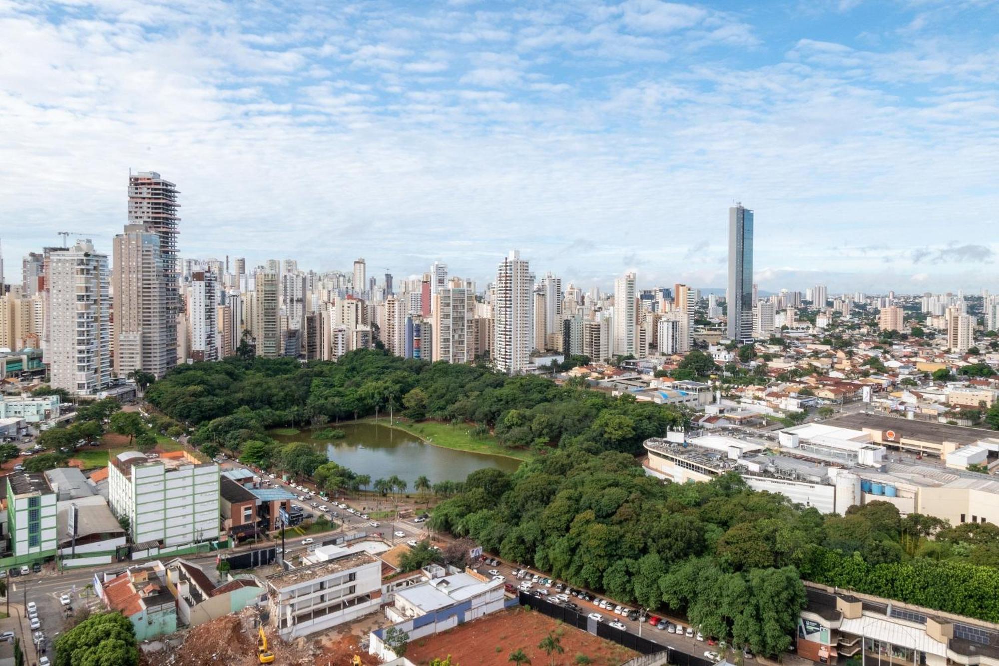 דירות Flat No Ed Walk Bueno - Setor Bueno - Ao Lado Do Goiania Shopping - Wb2405- Andar Alto מראה חיצוני תמונה